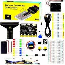 Carica l'immagine nel visualizzatore di Gallery, KEYESTUDIO BBC Microbit Starter Kit programmabile per con PDF...
