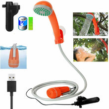 Carica l'immagine nel visualizzatore di Gallery, Doccia da Campeggio Portatile con 2200mAh Ricaricabile Batteria, Cavo USB,...