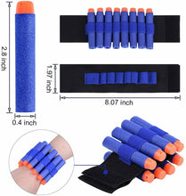 Carica l'immagine nel visualizzatore di Gallery, 2 x Gilet tattico, Gioco con pistole compatibile per accessori Nerf + 80 dardi