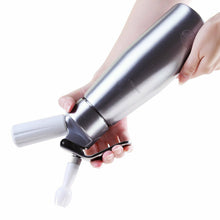 Carica l'immagine nel visualizzatore di Gallery, Sifone per Spume/Dosatori Panna e Creme Calde o Fredde in Alluminio, 500ml