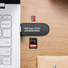 Carica l'immagine nel visualizzatore di Gallery, Hoonyer Lettore di Schede 3 in 1 Memoria SD/Micro SD e USB 2.0(3 1)