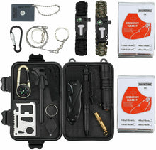 Carica l'immagine nel visualizzatore di Gallery, Proster Kit Sopravvivenza 16 in 1 Emergenza Multiuso per Trekking...