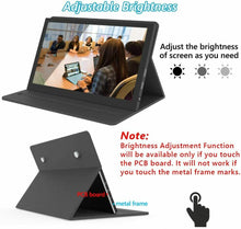Carica l'immagine nel visualizzatore di Gallery, Display portatile con monitor capacitivo da 7 pollici IPS Touch Screen per...