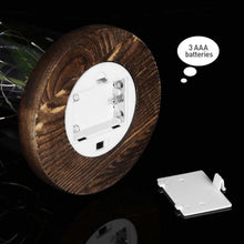 Carica l'immagine nel visualizzatore di Gallery, LEDMOMO Rosa di seta con luce a LED in cupola vetro su base legno per...
