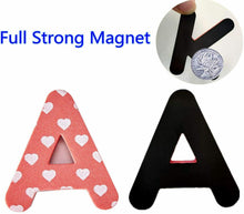Carica l'immagine nel visualizzatore di Gallery, 140 x Lettere a numeri per bambini magnetici, Magneti per frigo, Apprendimento