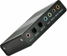 Carica l'immagine nel visualizzatore di Gallery, LEAGY, Scheda Audio Esterna a 6 canali USB 2.0 Esterna 5.1 Surround Sound Ottico