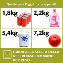 Carica l'immagine nel visualizzatore di Gallery, Strisce adesive per appendere quadri e foto, Doppio attacco a strappo, Command