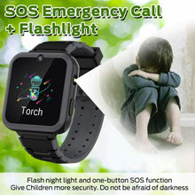 Carica l'immagine nel visualizzatore di Gallery, Smartwatch per Bambini, Orologio Bambina con Touch Screen Chiamata NERO