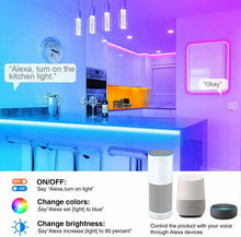 Carica l'immagine nel visualizzatore di Gallery, Striscia LED 5M WiFi, Luminosa 5050 RGB SMD 150led...