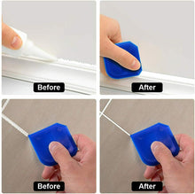 Carica l'immagine nel visualizzatore di Gallery, Kit completo per applicazione e rimozione silicone per fughe e bagno, 8 pezzi