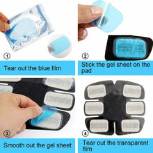 Carica l'immagine nel visualizzatore di Gallery, 48x Pad in gel di ricambio per elettrostimolatore per glutei, ABS universali