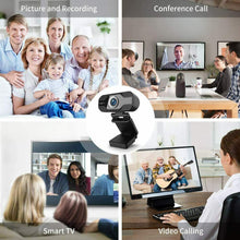 Carica l'immagine nel visualizzatore di Gallery, TedGem Webcam 1080p, PC con Microfono Full HD USB per...