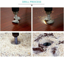 Carica l'immagine nel visualizzatore di Gallery, flintronic 3pcs Forstner Punte per Legno, 45mm 50mm 60mm Drill Bit...
