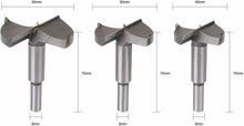 Carica l'immagine nel visualizzatore di Gallery, flintronic 3pcs Forstner Punte per Legno, 45mm 50mm 60mm Drill Bit...