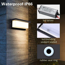 Carica l'immagine nel visualizzatore di Gallery, Lightess Applique da Parete Esterno Lampada LED Bianco Caldo