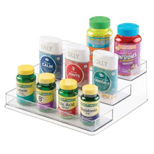 Carica l'immagine nel visualizzatore di Gallery, iDesign Organizer cucina, Grande scaffale cucina a 3 ripiani in plastica,...