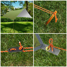 Carica l'immagine nel visualizzatore di Gallery, Tenda da campeggio parasole da 3 x 4 m in nylon, Protezione UV e pioggia, Verde