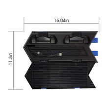 Carica l'immagine nel visualizzatore di Gallery, Supporto verticale per PS4 Slim/PS4 Con Ventilatore e base di ricarica