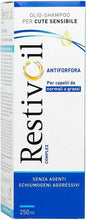 Carica l'immagine nel visualizzatore di Gallery, RestivOil Complex Shampoo Antiforfora per Capelli, Olio Fisiologico con...