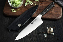 Carica l'immagine nel visualizzatore di Gallery, XINZUO 21cm Coltello da Cuoco Germania Chef+Guaina Magnetica