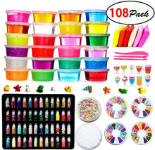 Carica l'immagine nel visualizzatore di Gallery, Fai da Te Fluffy Slime Kit -24 Colori per Ragazze Ragazzi 24