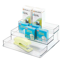 Carica l'immagine nel visualizzatore di Gallery, iDesign Organizer cucina, Grande scaffale cucina a 3 ripiani in plastica,...
