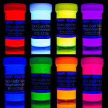 Carica l'immagine nel visualizzatore di Gallery, neon nights 8 x Vernice Fosforescente Si Illumina Al Buio Neon Colorata...