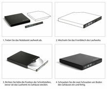 Carica l'immagine nel visualizzatore di Gallery, SALCAR – unità Esterna USB2.0 per Lettore Masterizzatore CD/Dvd/Blu-Ray, 12,7 mm