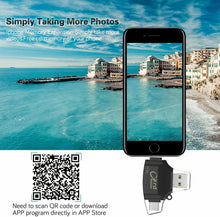 Carica l'immagine nel visualizzatore di Gallery, Lettore di Schede Memoria SD/Micro SD, 4 in 1 USB 2.0 / Micro Small