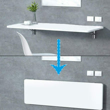 Carica l'immagine nel visualizzatore di Gallery, 2 x Staffe pieghevoli per mensole e tavoli, Supporto a muro resistenti, 25 cm
