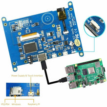 Carica l'immagine nel visualizzatore di Gallery, Per schermo Raspberry Pi 4, monitor touchscreen capacitivo HDMI da 5 pollici...