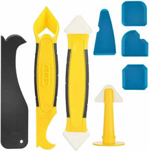 Carica l'immagine nel visualizzatore di Gallery, Kit completo per applicazione e rimozione silicone per fughe e bagno, 8 pezzi