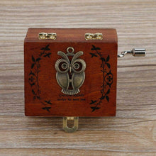 Carica l'immagine nel visualizzatore di Gallery, Akozon Carillon Legno a Manovella Meccanico Classico Regalo di Eulenmuster