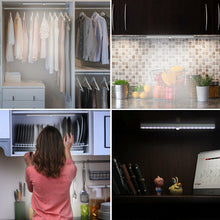 Carica l'immagine nel visualizzatore di Gallery, Lampada a 20 LED con sensore di movimento, alimentata a Batterie (non incl.)