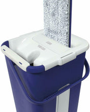 Carica l'immagine nel visualizzatore di Gallery, Autoclean Mop Set di Mocio + Secchio a 2 Camere Autopulente, in Microfibra