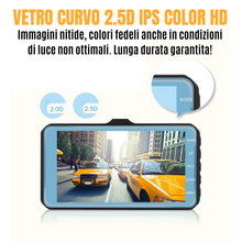 Carica l'immagine nel visualizzatore di Gallery, TELECAMERA AUTO FULL HD 1080P 4.0 DVR CAR DASH CAM CON VIDEO CAMERA RETROMARCIA