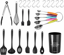 Carica l'immagine nel visualizzatore di Gallery, COLFULINE Set di Utensili da Cucina in Silicone, Cucina...