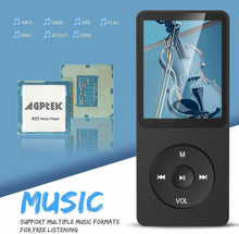 Carica l'immagine nel visualizzatore di Gallery, Lettore MP3 da 8GB, con Schermo da 1,8" + Radio FM, registratore e Auricolari