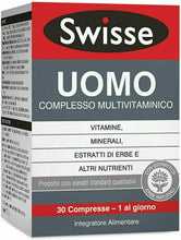 Carica l'immagine nel visualizzatore di Gallery, Swisse Uomo Multivitaminico, Integratore Alimentare Multi-nutriente per...