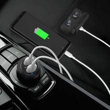 Carica l'immagine nel visualizzatore di Gallery, Caricabatterie per Auto con 2 Porte USB in Alluminio da 40W Tecnologia iSmart