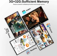 Carica l'immagine nel visualizzatore di Gallery, 4G Tablet 10 Pollici, con tastiera,Android 9.0 3GB RAM e 32GB ROM, Grigio