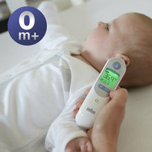 Carica l'immagine nel visualizzatore di Gallery, Termometro auricolare a infrarossi per neonati Braun ThermoScan+ 21 coprilenti