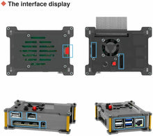 Carica l'immagine nel visualizzatore di Gallery, Freenove Starter Kit for Raspberry Pi 4 B, Acrylic Protective Case,...