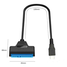 Carica l'immagine nel visualizzatore di Gallery, EasyULT Cavo Adattatore USB C a SATA, Convertitore 3.1 a SATA Cavo...