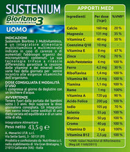 Carica l'immagine nel visualizzatore di Gallery, Integratore Multivitaminico Con Antiossidanti Sali Minerali Sustenium Bioritmo3