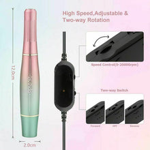 Carica l'immagine nel visualizzatore di Gallery, Elettrico Fresa per Unghie, Lavinda Portatile USB manicure e pedicure,...