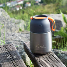 Carica l'immagine nel visualizzatore di Gallery, Scaldavivande elettrico Thermos per cibo, Capacità 450 ml, Grigio, 16 cm
