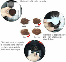 Carica l'immagine nel visualizzatore di Gallery, 5 x Capsule ricaricabili compatibili per Dolce Gusto Kit con dosatore + spazzola