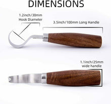 Carica l'immagine nel visualizzatore di Gallery, Set di strumenti per coltelli da intaglio del legno 3 &amp; Travel Bag