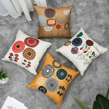 Carica l'immagine nel visualizzatore di Gallery, Gspirit federe cartone animato Fiori Modello 4 pack cuscini per divani 2